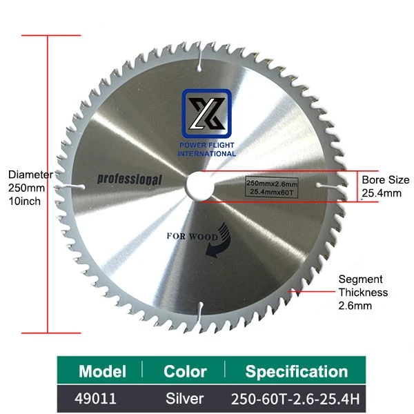 10inch 60Teeth Woodworking Saw Blade for Sale