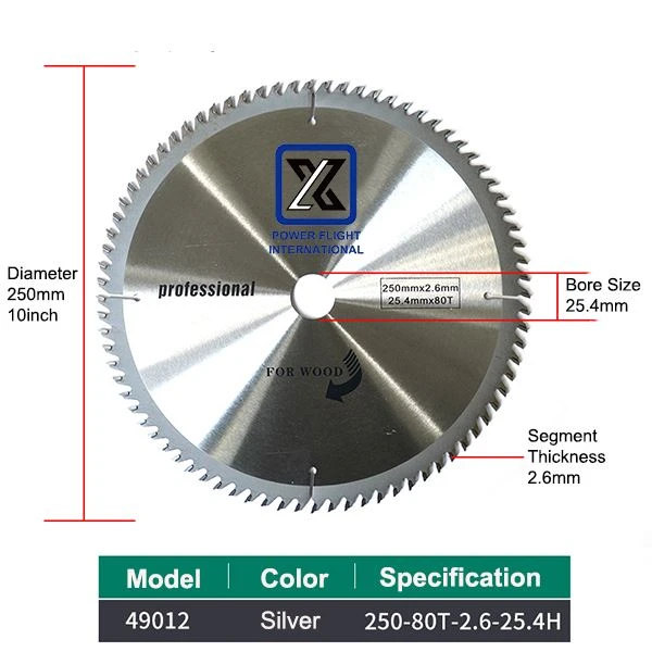 10inch 80Teeth Woodworking Saw Blade for Sale